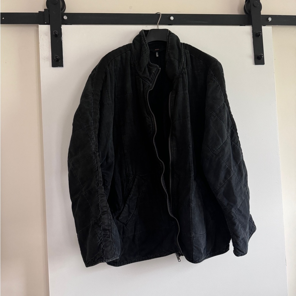 Free People dolman jacket black (denim)